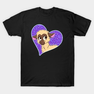 Sweet Sheep - Valentine's Day (Grape Soda,Close-up) T-Shirt